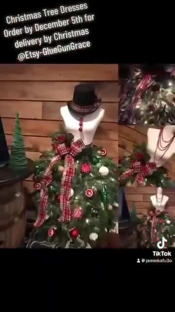 Christmas Tree Dress Form