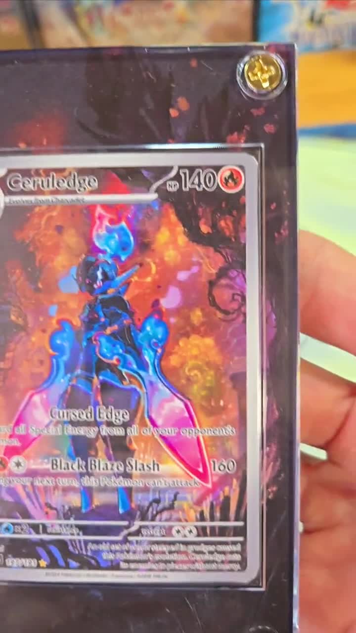 Pokémon – Ceruledge 197/191 De Surging Sparks – Carta De Ilustración Rara, Foil, Para Coleccionistas