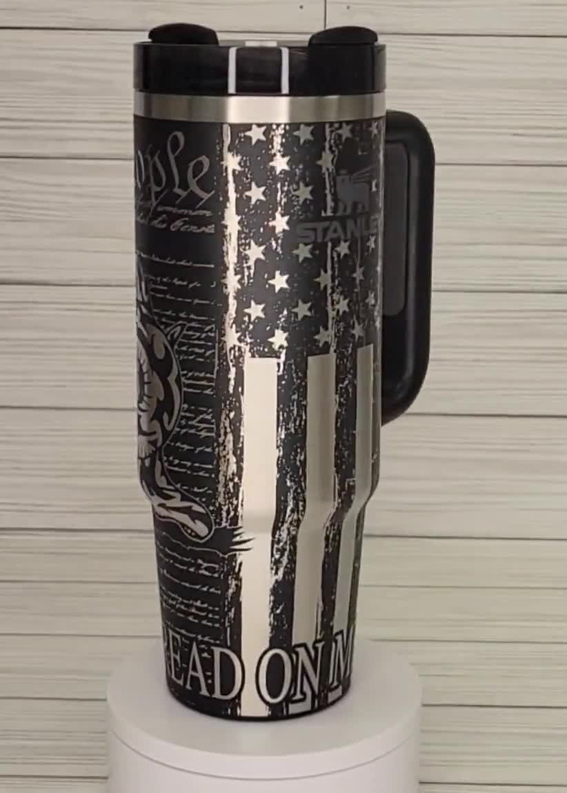 Patriot Liberty Tumbler, Military Engraved Stanley, Liberty Design,  American Flag Stanley, Eagle Stanley, Statue of Liberty Stanley (Twilight  H2.0