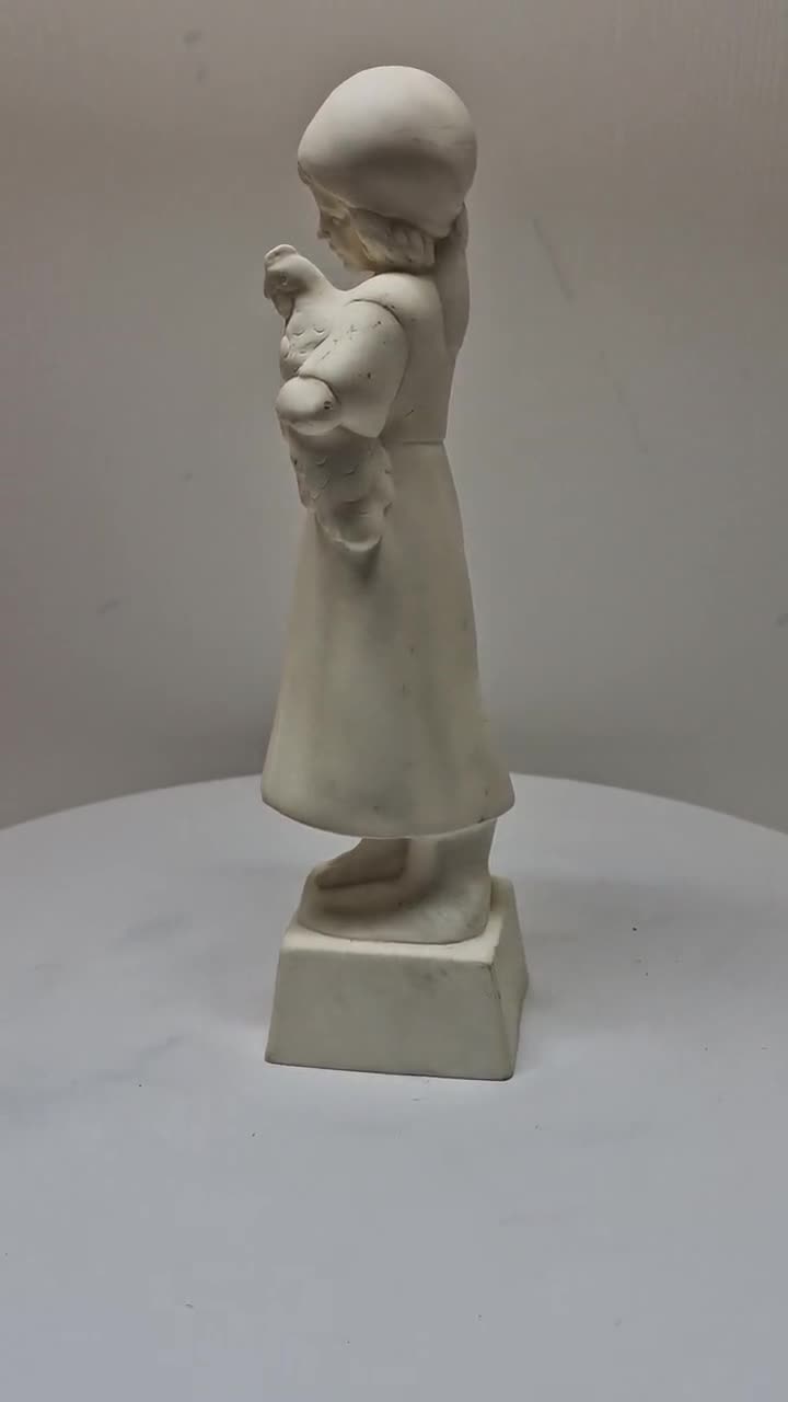 Prof.G.Bessl 三美神像　ゼウスの娘たち　イタリア製　ヴィンテージ VTG Stonelite By Professor Bessi Design 