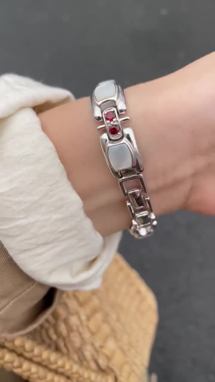925シルバー 90s Vintage 1990s Y2K Quartz Solid Sterling 925 Silver Ladies