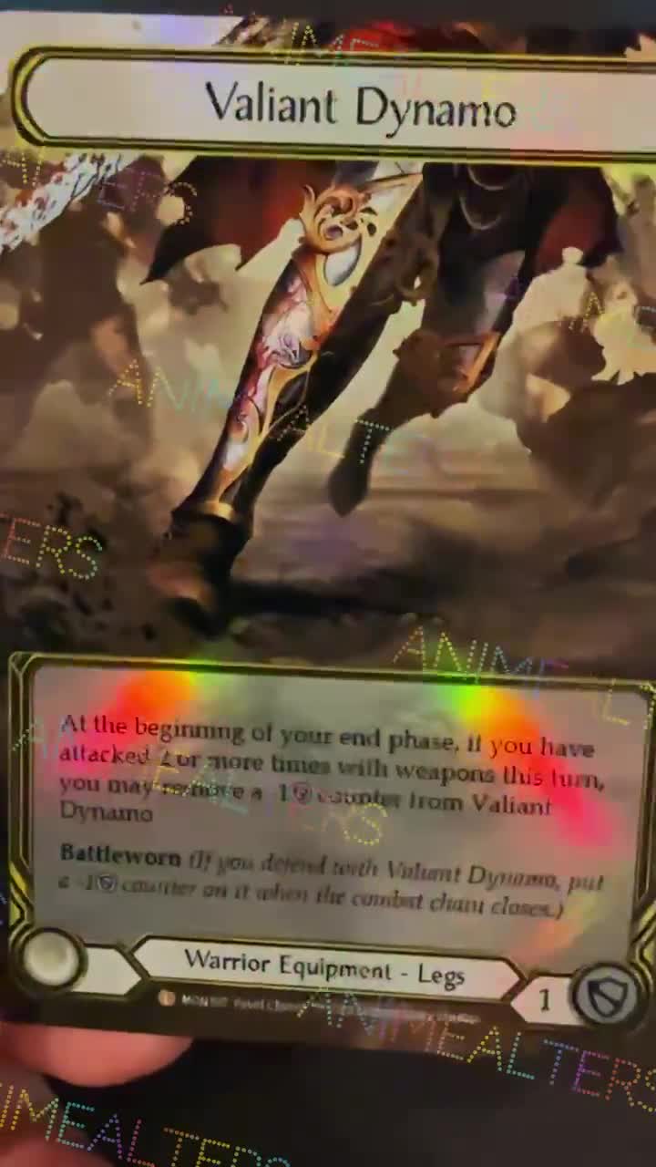 Valiant Dynamo - Equipment Proxy Alter - Flesh and Blood TCG