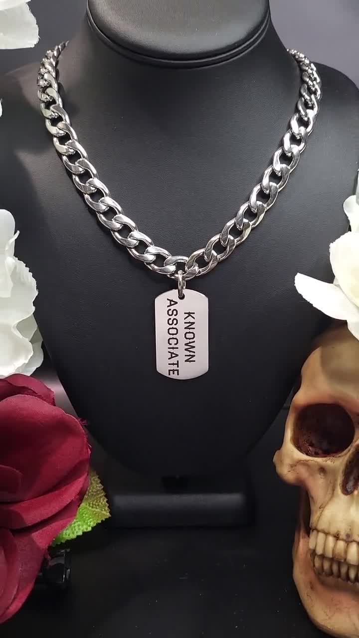 Support 81 Stainless Steel Dog Tag Biker Necklace-ftot-known