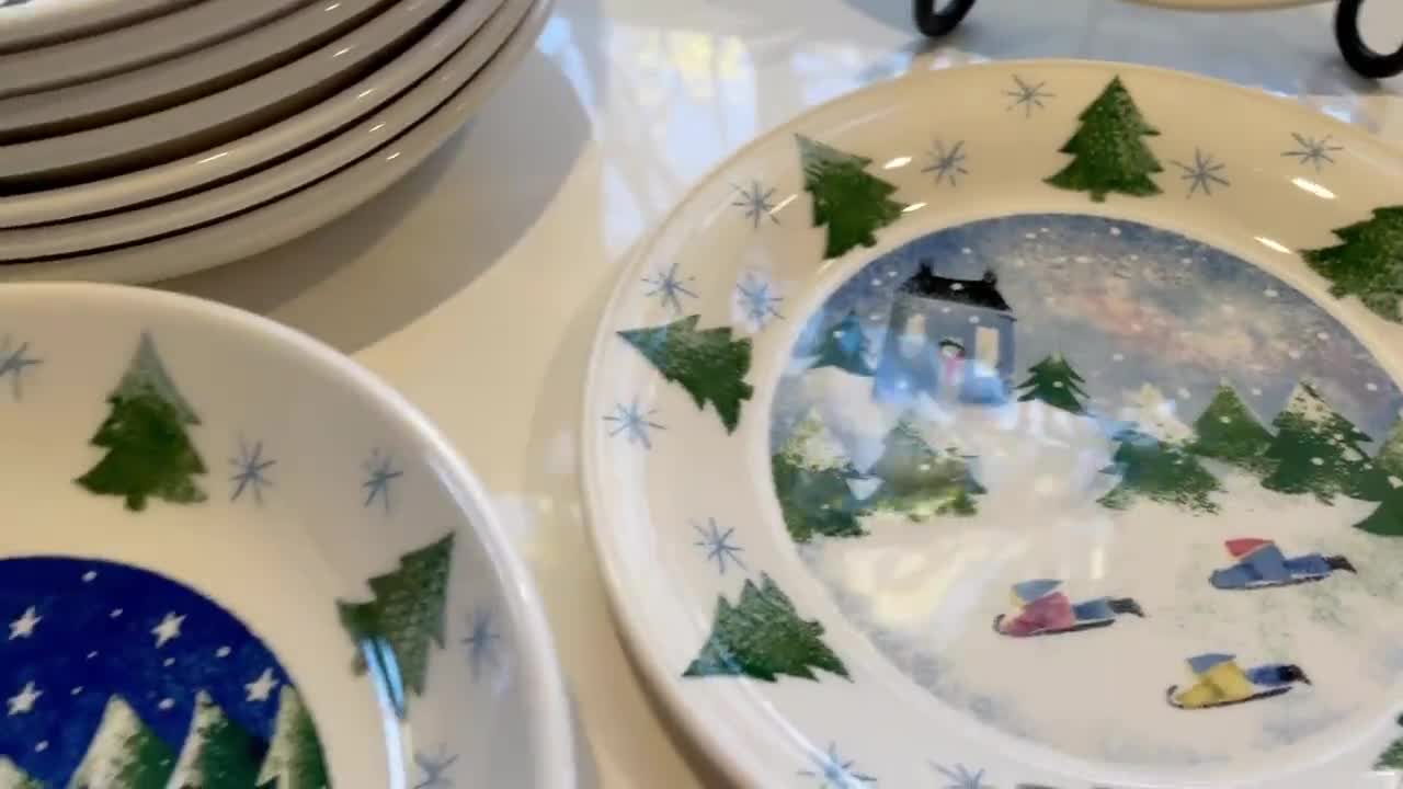 Winter Wonderland by NIKKO Dinnerware Pieces Salad/dessert Plates