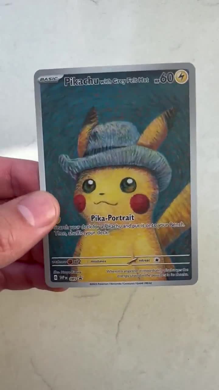 Pikachu with Grey Felt Hat 085 Sv: Scarlet & Violet Promo