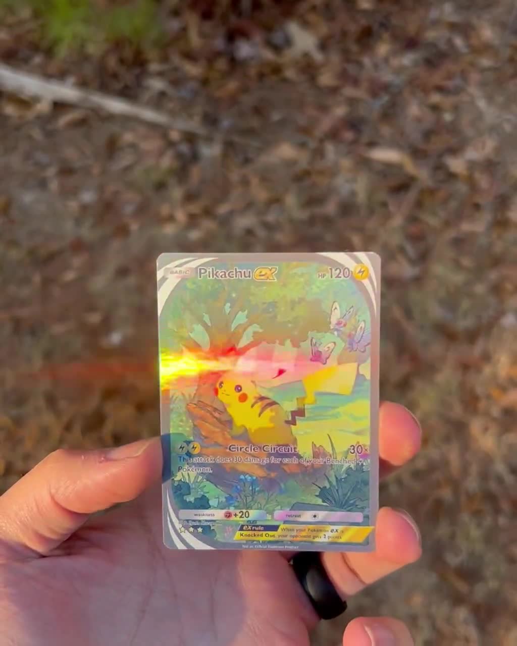 Custom Pikachu EX Card - Immersive | Physical Pokmon TCG Pocket Holofoil  Art for Collectors