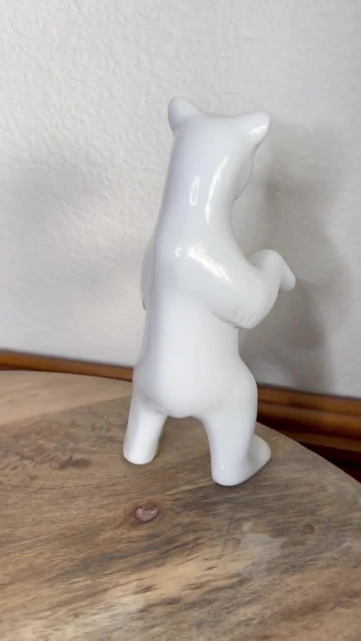 KPM Porcelain Berlin Bear ベルリンベア 置物 陶器製 KPM Porcelain