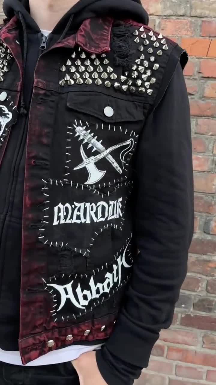 カスタムバトルジャケット/ブラックメタル バソリー、イモータル