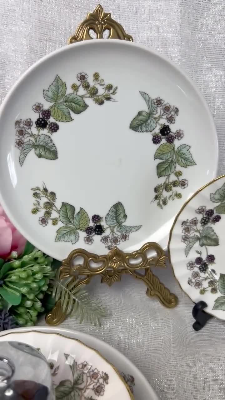 Vintage Royal Worcester Blackberries Lavinia Pattern Oven to Table
