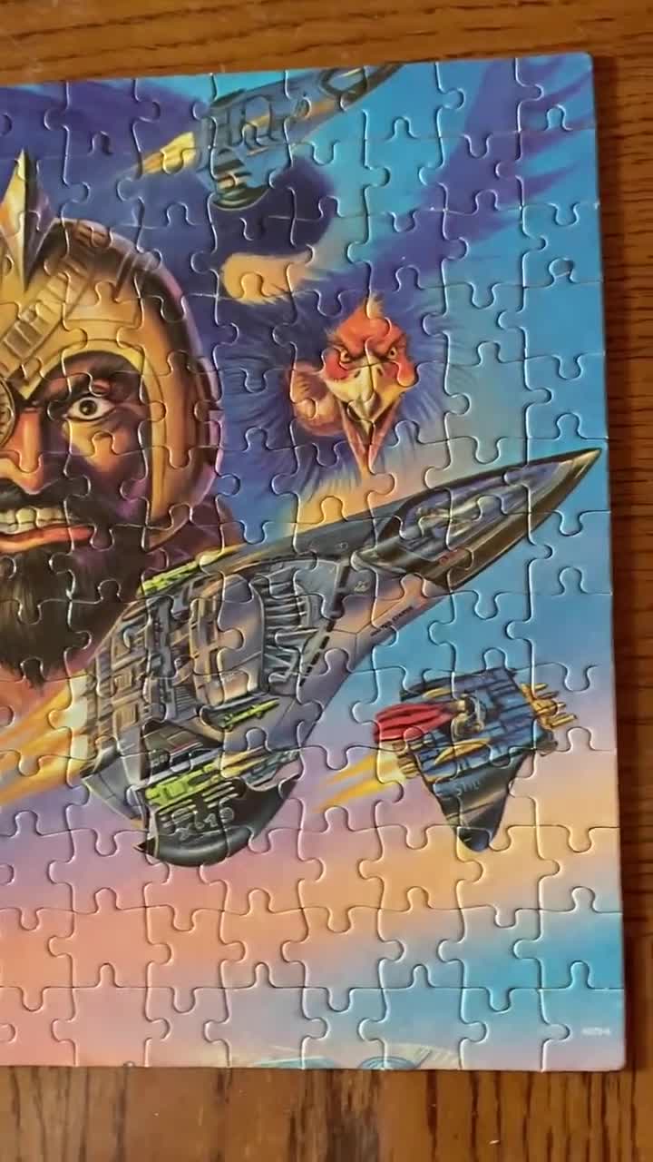 Vintage GI JOE Mural Puzzle - Milton Bradley MB Hasbro 221 Piece