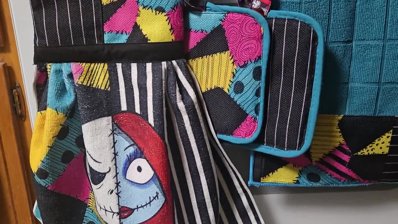 Juego de paños de cocina personalizados de Pesadilla antes de Navidad video poster