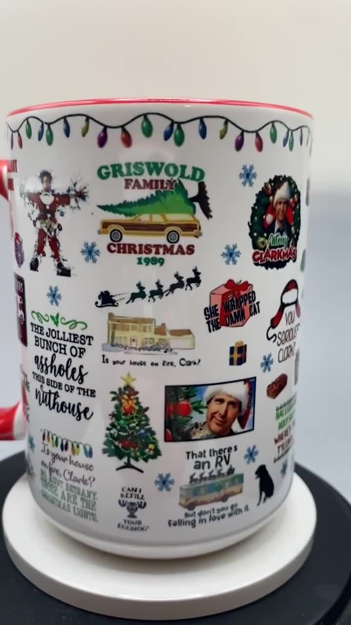 tag Festive Red & Green Travel Mug 16 Oz