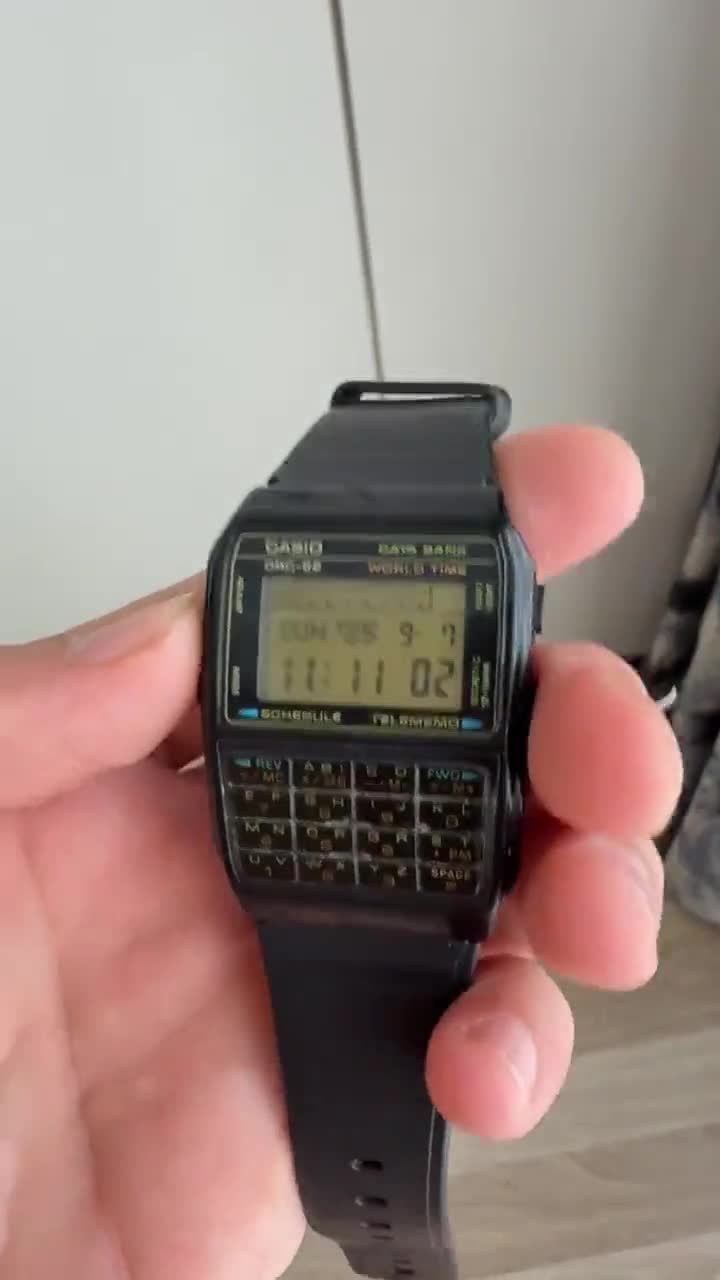 昭和レトロ カシオ データバンク　DBC-62 Vintage CASİO DBC-62 - Etsy