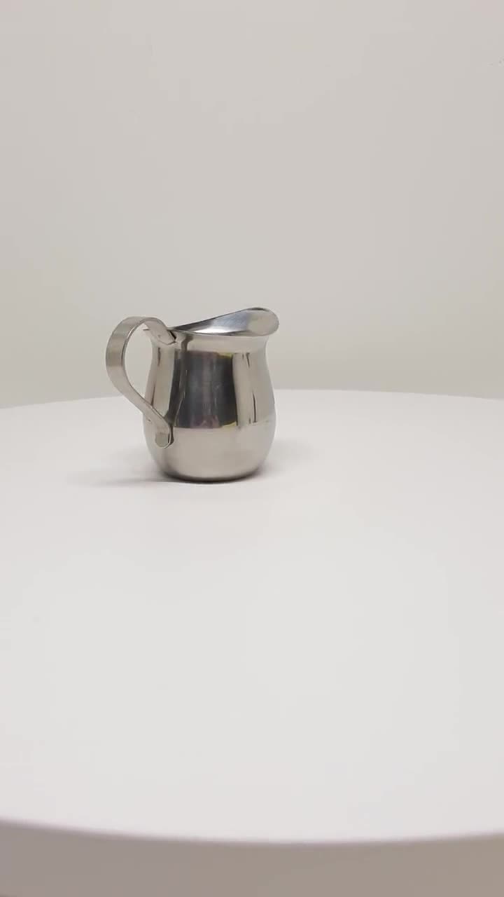 Vintage 18/8 Stainless Steel Mini Cup Creamer Hong Kong 2.5