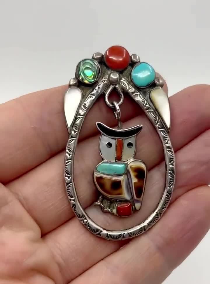 Blake Lasansee Amazing Native American Zuni Signed Sterling Silver Track Ring Blake Lasansee Amazing Native American Zuni Signed Sterling Silver Track Ring