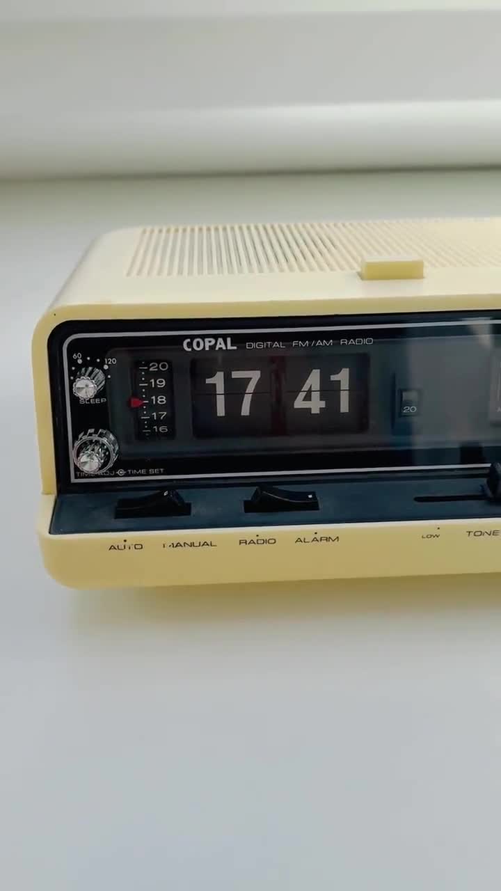 Vintage Digital Clock Radio by Copal, Korea (1970s) - Model RD-700