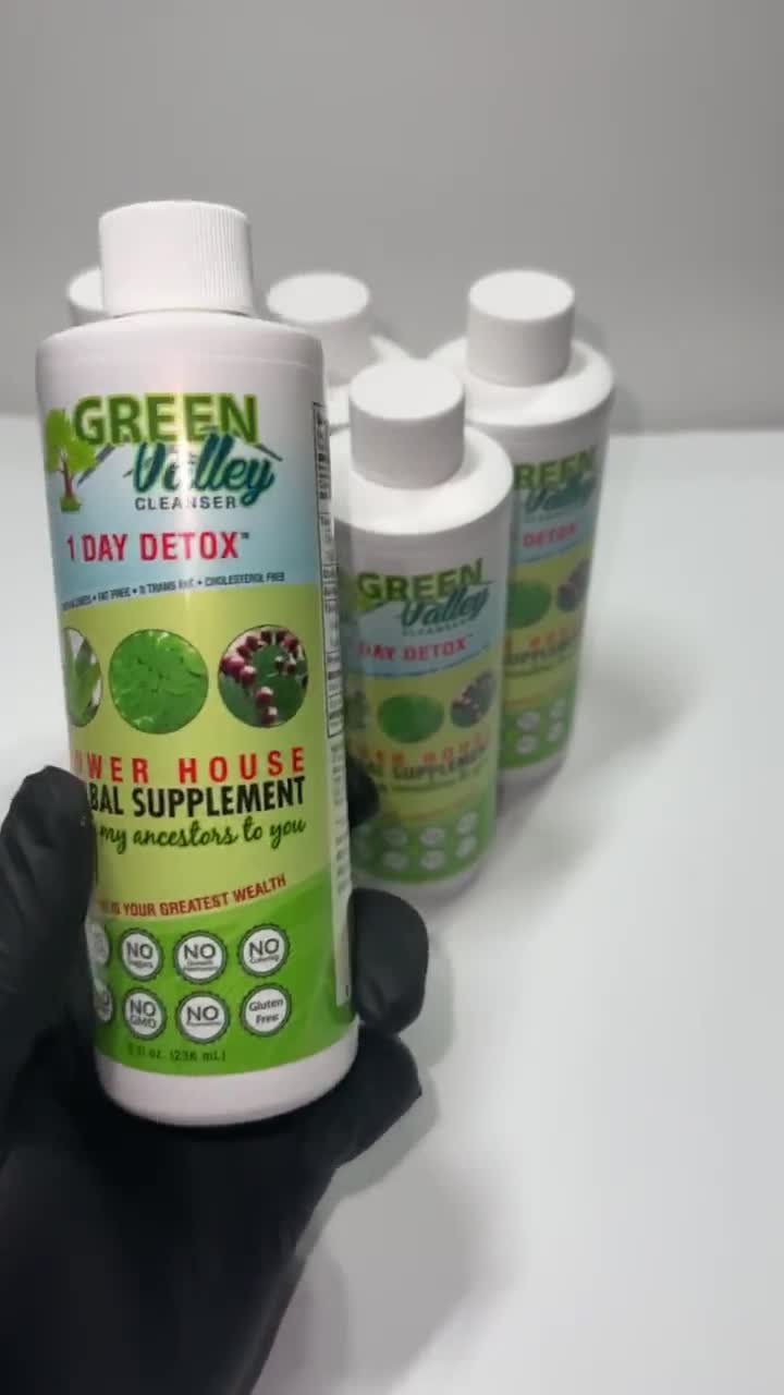 Green Valley 1 Day Detox Cleanse - Vegan Herbal Supplement - Etsy