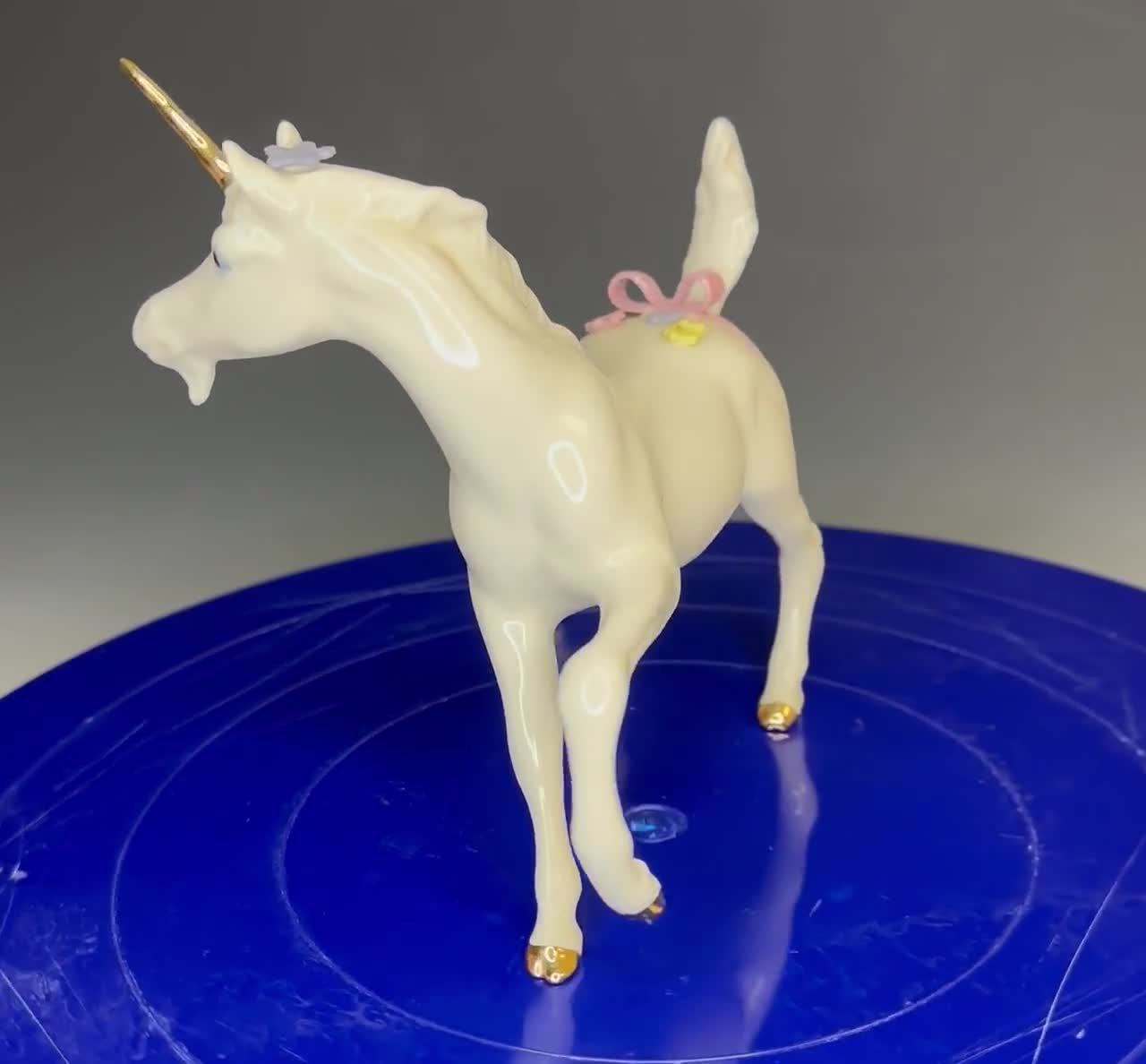 Vintage Hagen Renaker Unicorn Figurine – 1980s Designers Workshop