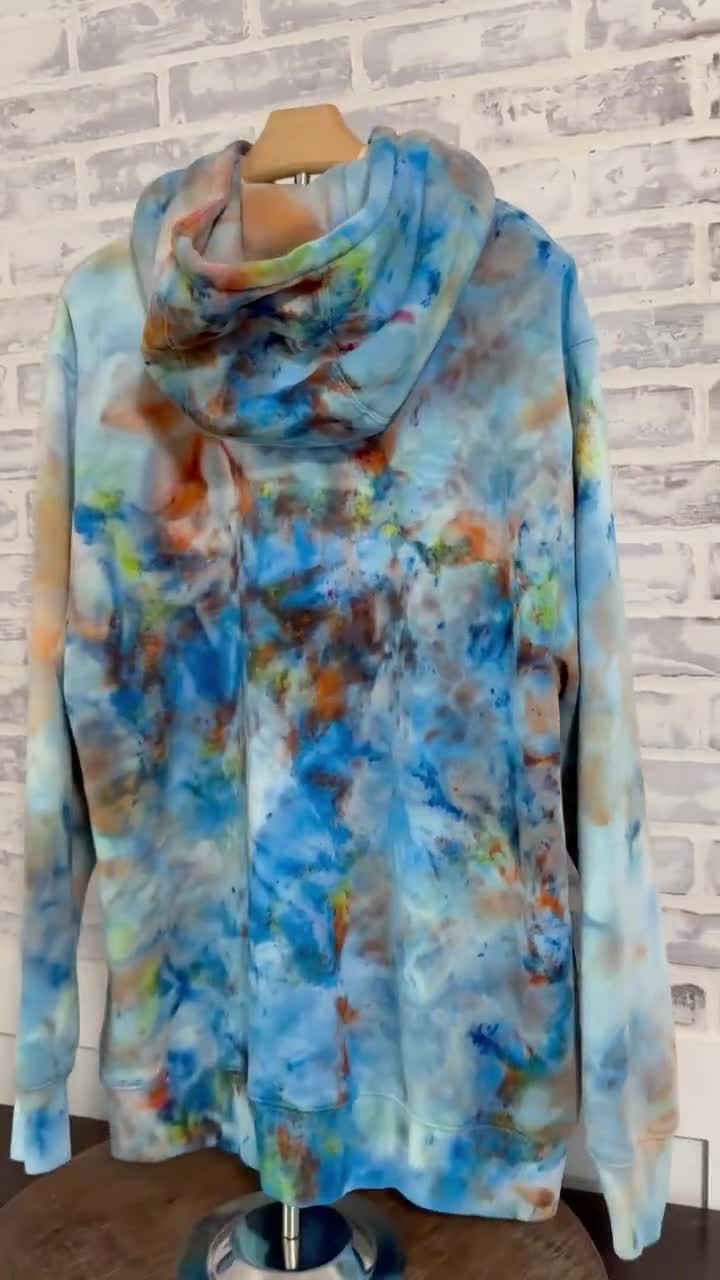 Custom Nike Hoodie Tangerine Dream Hand Dyed XL video poster