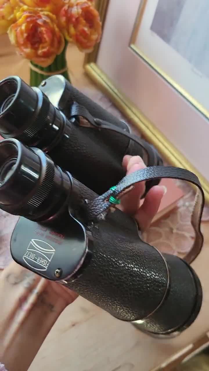 Vintage Fisher-dietz 7x50 ZIF Binoculars 372 Feet at 1000 Yards