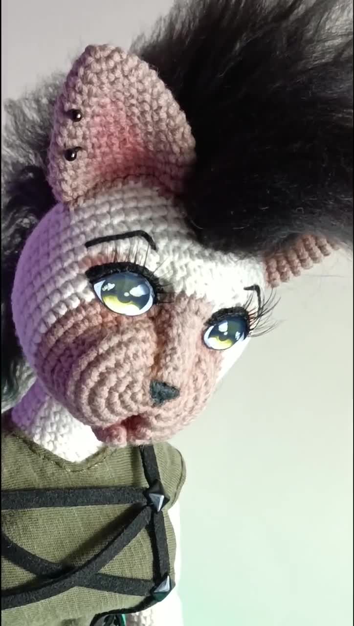 Fursona Soldier Cat, Anthro Doll, Furry Plush, Nsfw, Yiff, Adult