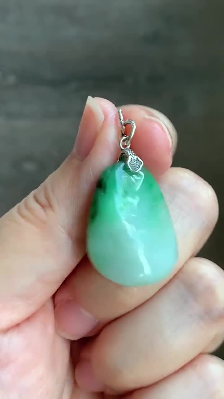 Natural Grade A Icy Translucent Multicolored Jade Jadeite Nugget