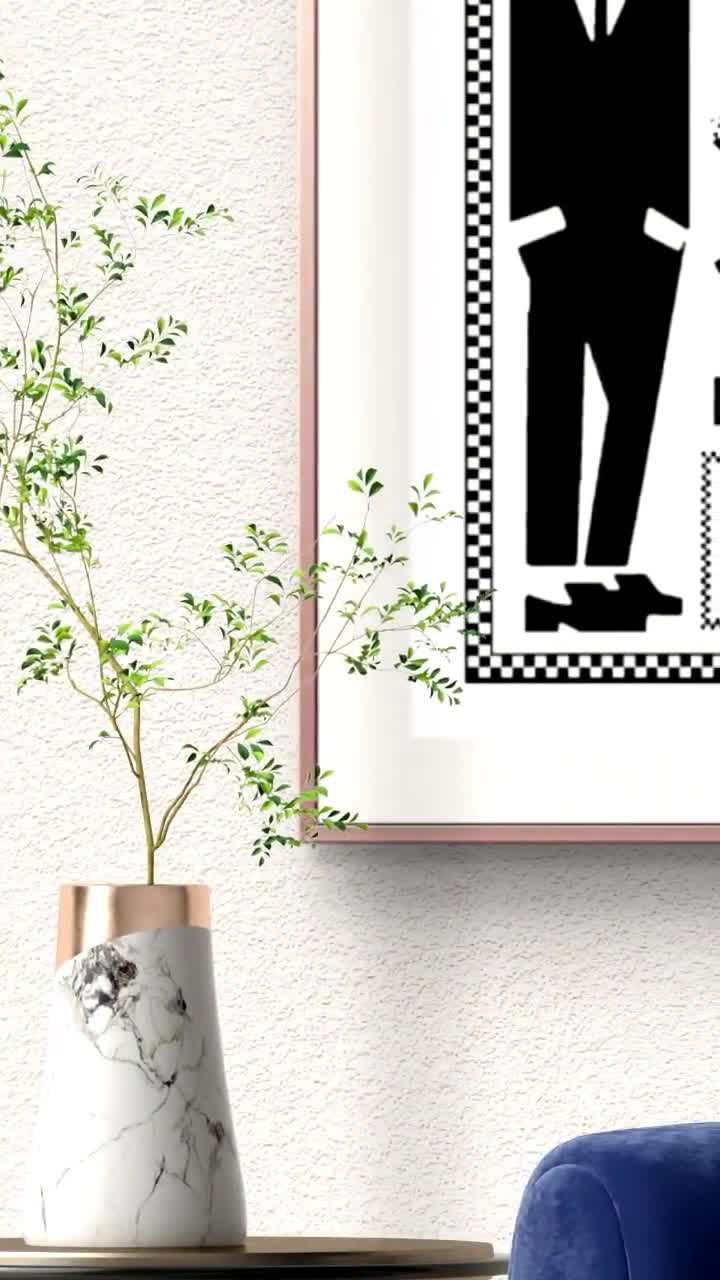 アート・デザイン・音楽 Boys Study 2 Ska 2 Tone Records Giclée Art Print Poster | A5 A4 A3 | Wall Art