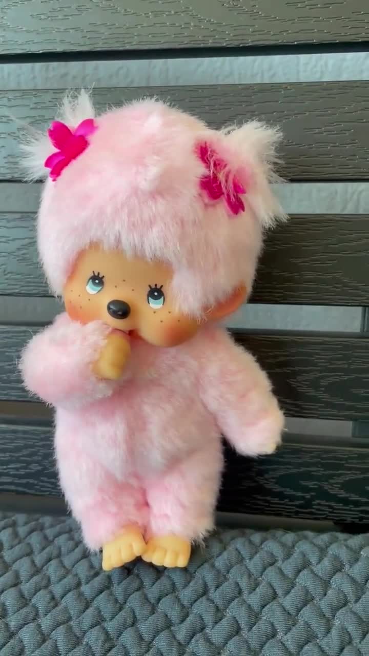 かわいいピンクのモンチッチぬいぐるみおもちゃ日本のぬいぐるみ猿人形