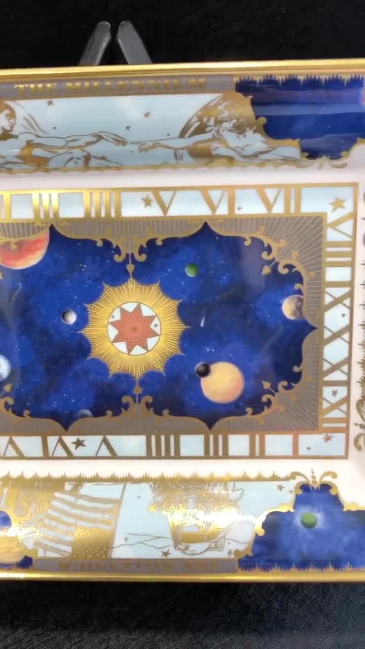 Royal Worcester to Celebrate the Millennium 2000 AD Rectangle Tray