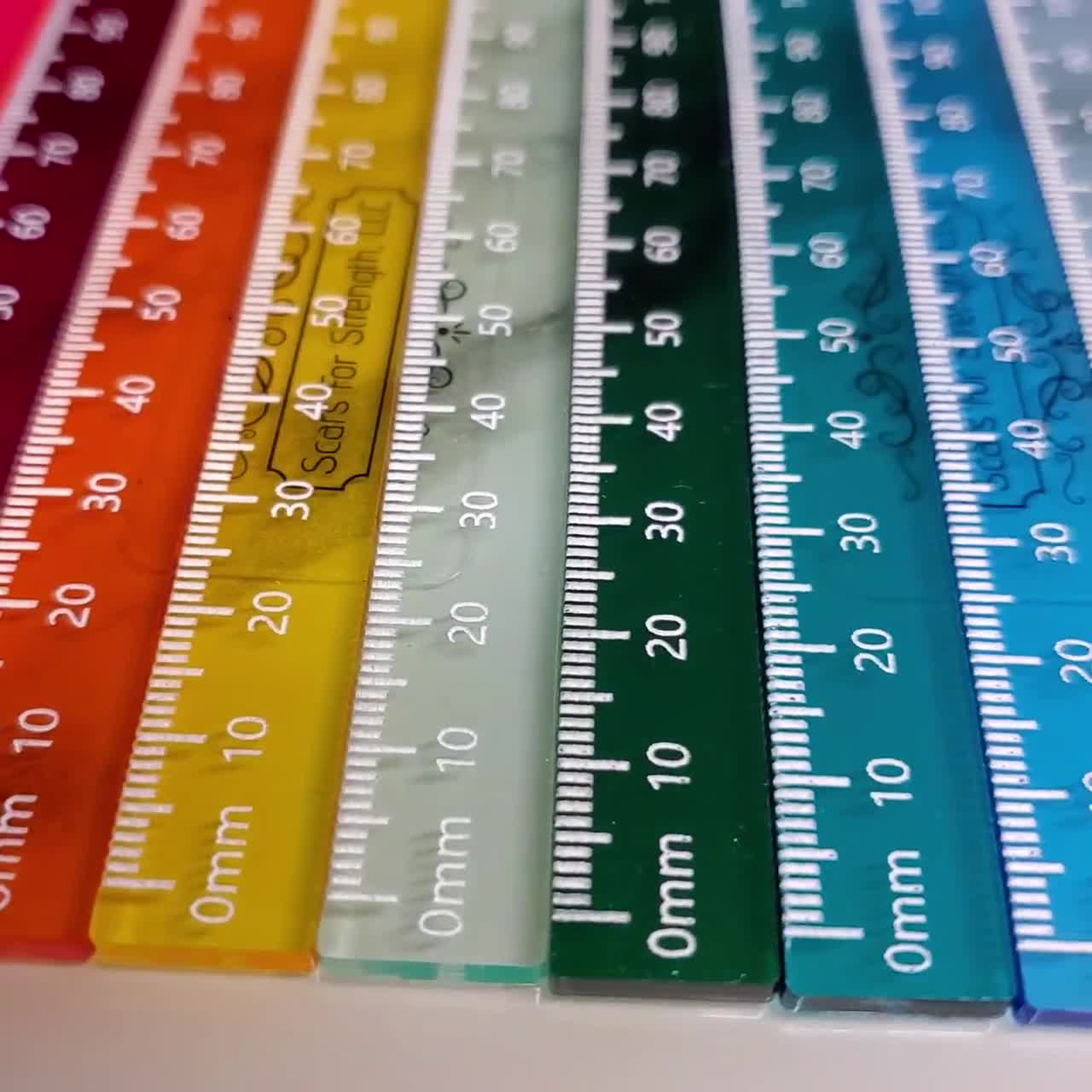Nothing new was purchased to make this ruler 📏 To use it, I stick