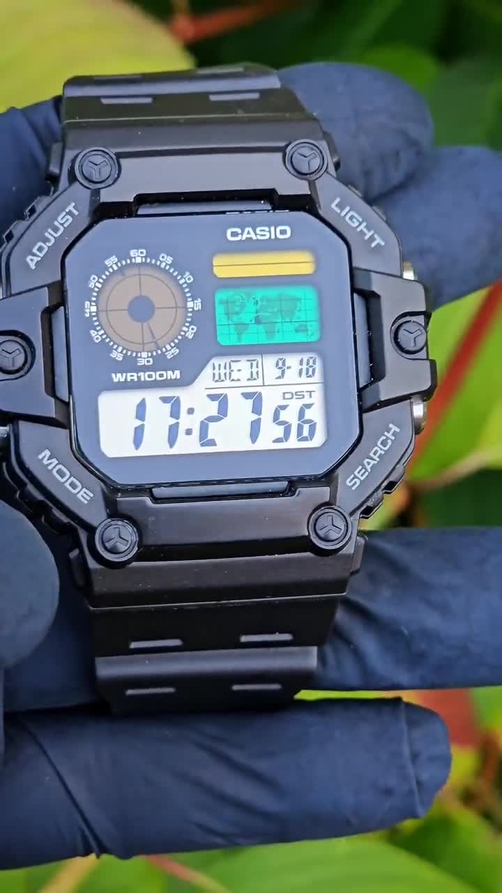 カスタムカシオロイヤルショックウォッチAE1200 – カラースクリーン