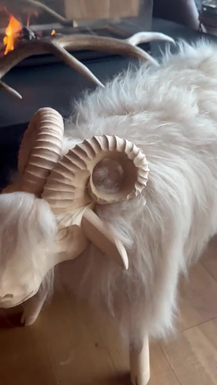 boiler Decorazioni natalizie a forma di pecora, decorazione decorativa in peluche di pecora, per soggiorno, camera da letto, scrivania, davanzale, scaffale