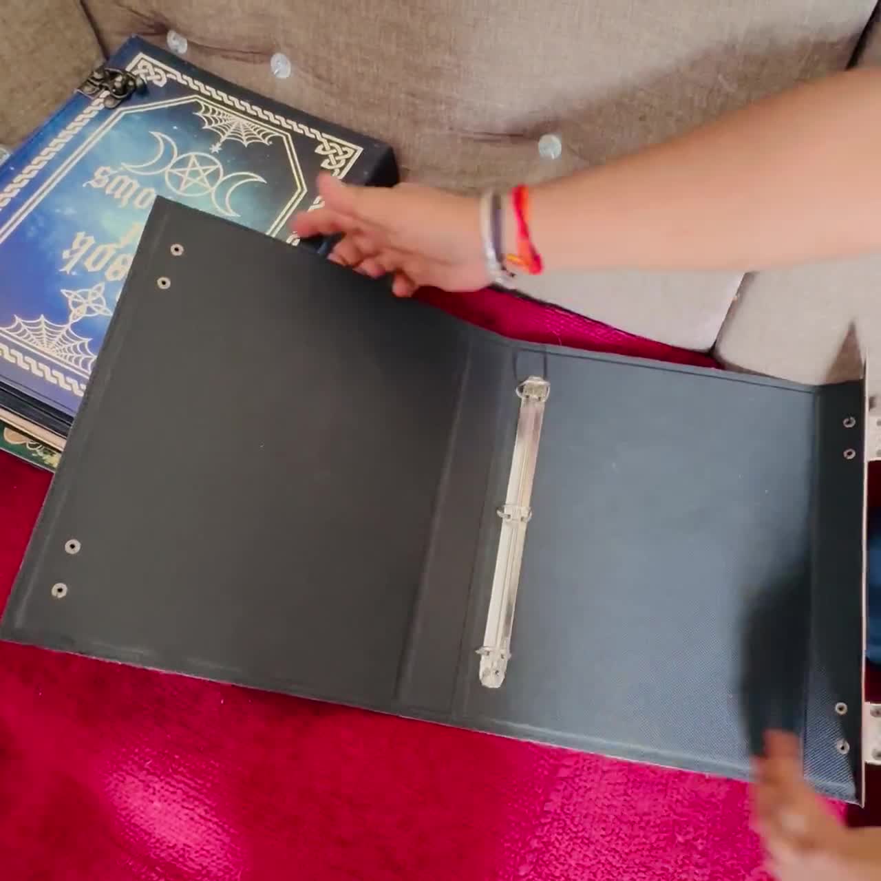 Lord of the Rings Binder, Leather Binder, Leather Portfolio Binder, Doors Of Durin, Leather 3 Ring Binder, 1 Inch Ring Binder Christmas Gift Lord of the Rings Binder, Leather Binder, Leather Portfolio Binder, Doors Of Durin, Leather 3 Ring Binder, 1 Inch Ring Binder Christmas Gift