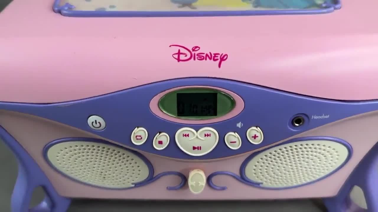 disney princess portable cd player