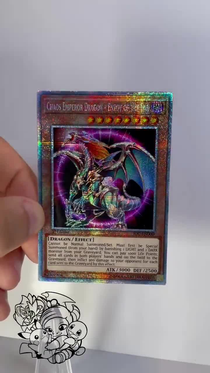 yugioh chaos emperor dragon envoy of the end deck Yu-Gi-Oh! - Quarter Century Bonanza - Platinum Secret Rare Attack Chaos Emperor Dragon - Envoy