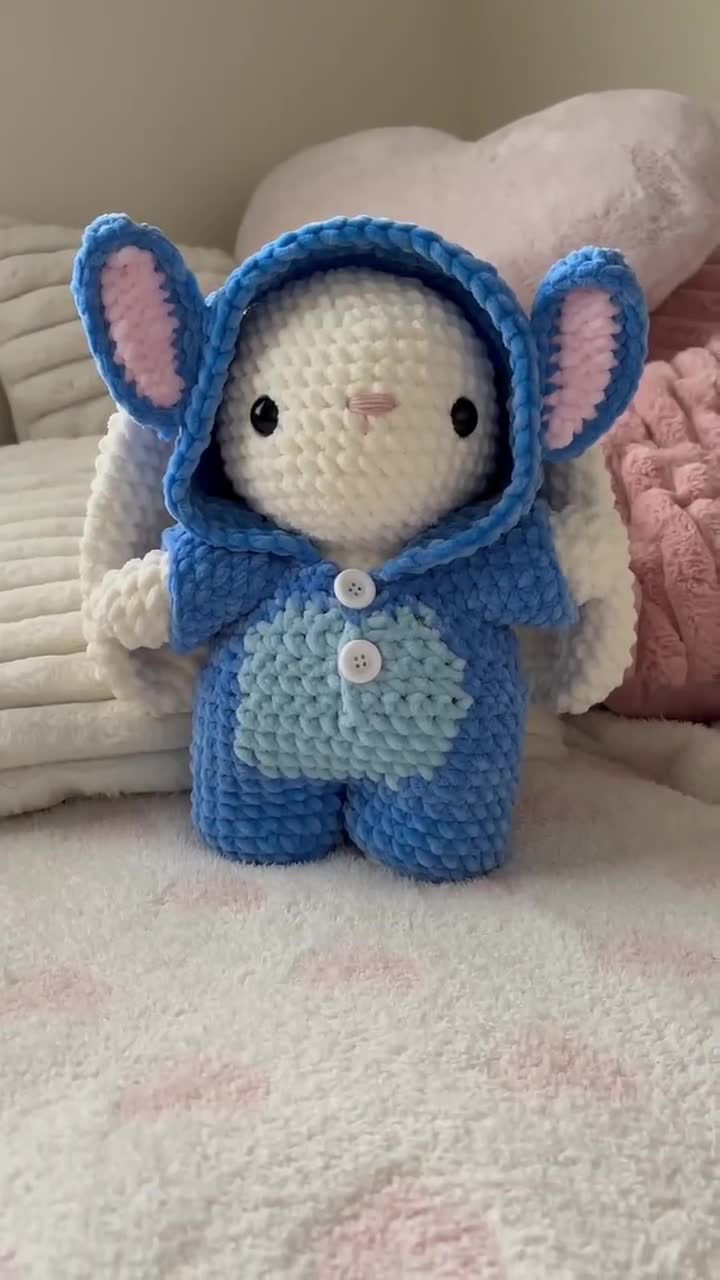 Buy 8-in-1 Bunny in Onesie Crochet Pattern Online in India