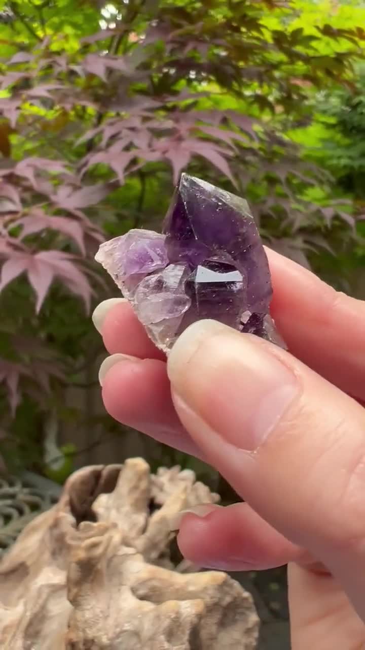 アメジスト ポイント チブク鉱山 ジンバブエ 29 シャンガーン - Etsy 日本