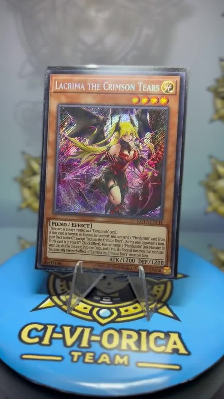 Lacrima the Crimson Tears OCG ART - Secret Rare - Common Rare