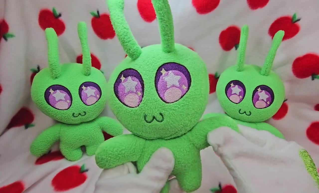 Peluche Extraterrestre 60 Cm - Douce, Drôle Et Unique, Parfaite Pour Halloween, Décoration Ou Cadeau - 7