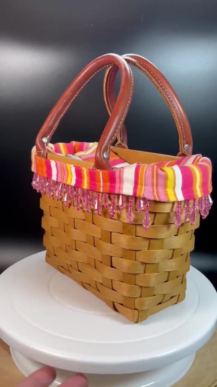 ヴィンテージ ロンガバーガー ボードウォーク バスケット パース