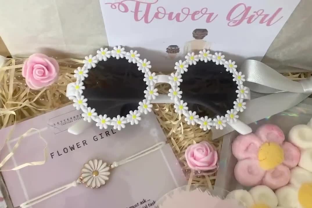 Flower Girl Proposal Gift Set - Unicorn & Accessories For Wedding Proposal Box