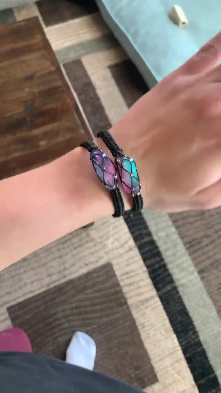 Bracelet en Fluorite multicolore