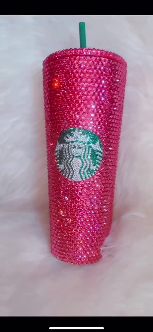 Starbucks Fashion Customized Cup with Rhinestones – Pink Fashion Nyc