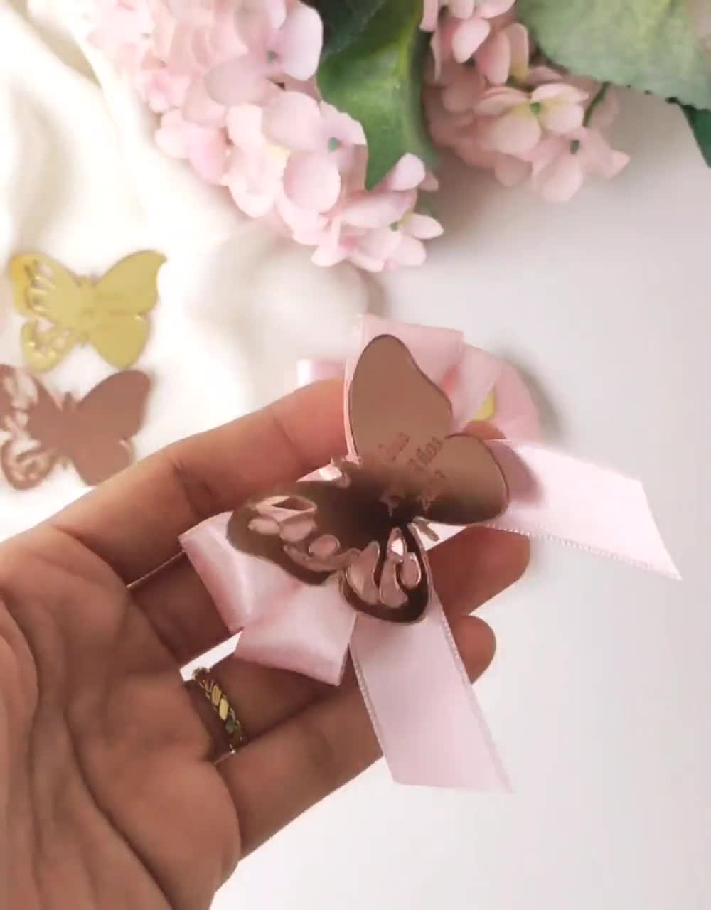 Etichette Specchio Acrilico Personalizzate - Per Bomboniere, Feste E Regali - Foto 10