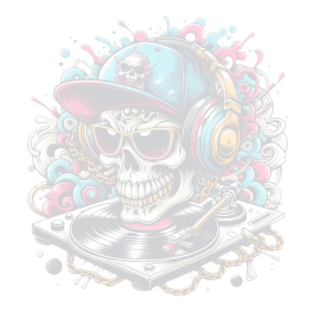 Music in graffiti art style | Premium Vector