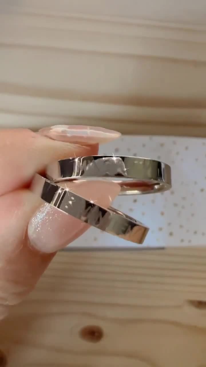 SEVENTEEN RING/ Personalized ring, Subtle engraved ring, OUTSIDE only  engraving, Kpop, Carat, Stacking ring, Song alt, Bias, Date