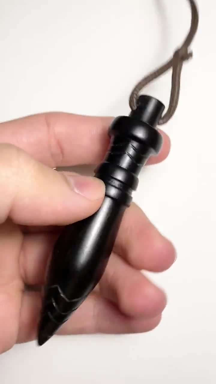 Weighted ebony thot pendulum