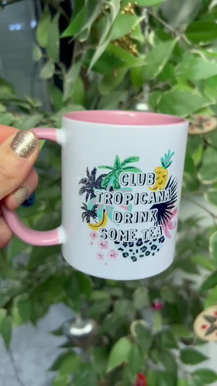 Mr.Wonderful Tazza In Ceramica Con Manico Colorato E Messaggio 'Sometimes Late, But Always Great Xx', 38 Cl, Adatta A Microonde E Lavastoviglie - 3