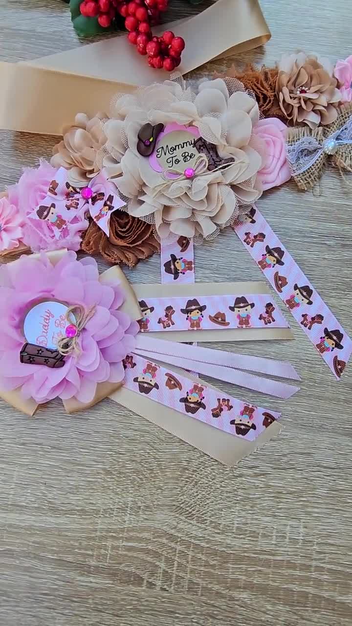 Postuois Baby Shower Sash Party Decoration Mom To Be/Grandma/Auntie