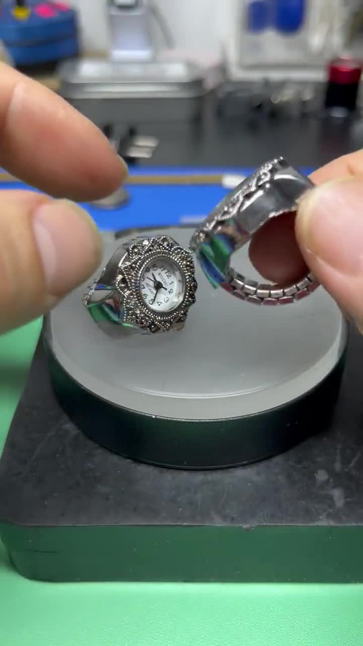 27 Styles Quartz Finger Watch Ring for Women Men Couple